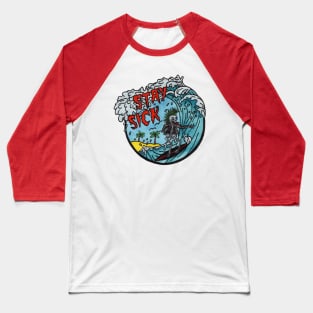 Surfin Dead Baseball T-Shirt